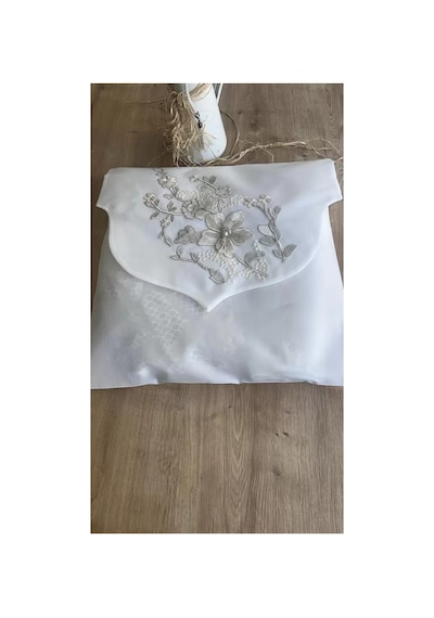 Fransız Güpürlü Zarf Bohça Nişan Söz Saten Bohça Lüks 3 Boyutlu Çeyizlik Bohça 50x50 Cm 1 Adet Bzckh791 Çok Renkli
