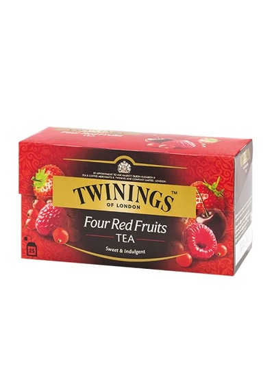 Twinings Four Red Fruits Tea - Sweet & Indulgent 25x2g 50g