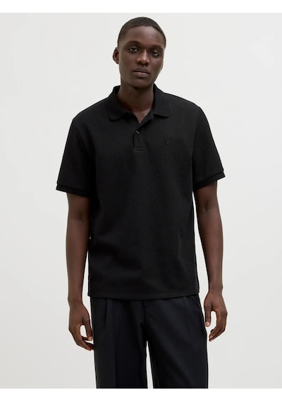 Jack & Jones Jack&jones Jjeaustin Erkek Polo T-shirt 12268130 Siyah