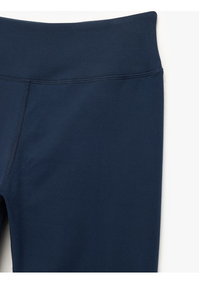Koton Yüksek Bel Skinny Fit İnterlok Dikiş Detaylı Spor Tayt Lacivert 6wak40046nk Lacivert