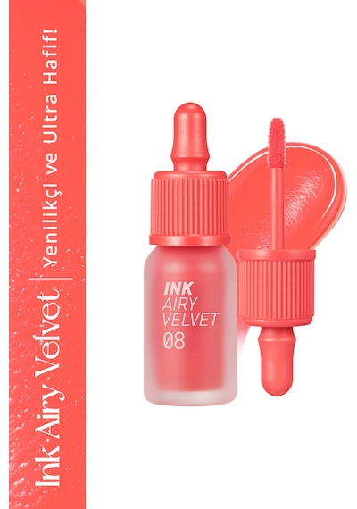 Peripera Ink Airy Velvet Ruj 8 Pretty Orange Pink