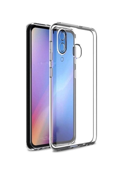 Samsung Uyumlu A20 Kilif Seffaf Silikon Kamera Korumali 3D Tipali 391744008
