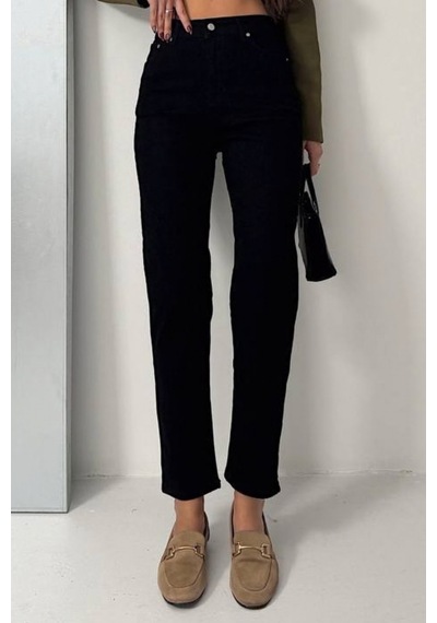 Balenbi Kadın Yüksek Bel Yıkamalı Strech Mom Jean Likralı Kot Pantolon 1246 - Premium Seri Siyah 2376 Balenbi Kadın Yüksek Bel Yıkamalı Strech Mom Jean Likralı Kot Pantolon 1246 - Premium Seri Siyah 2376
