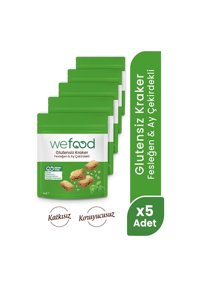 Fesleğenli Kraker 40 Gr 5'li