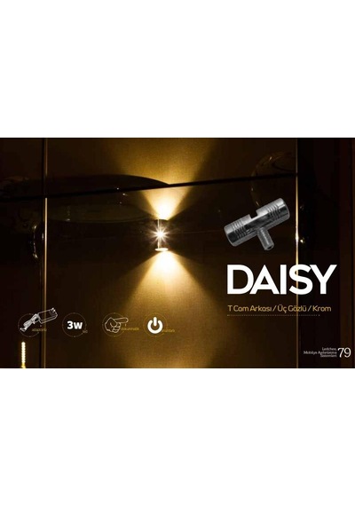 Cam Raf Arkası Led Aydınlatma
