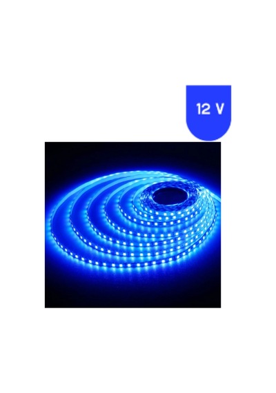 12 Volt 8 Mm 4040 Smd Mavi İç Mekan 60 Ledli 5 Metre Şerit Led