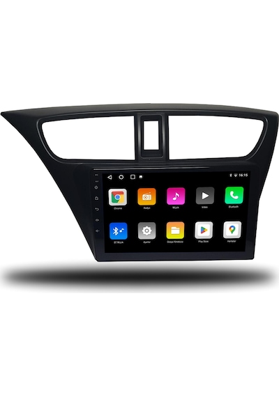 Redhat Honda Civic Hb Euro Android Carplay Multimedya 2013-2017 2gb Ram + 32gb Hafıza + 4 Çekirdek