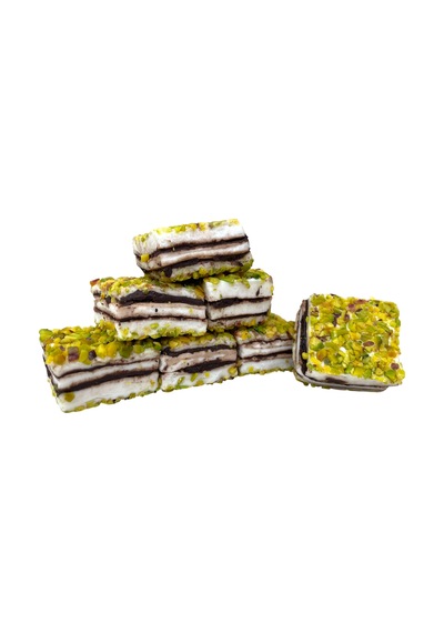 Arı Lokumları Antep Fıstıklı Çikolatalı Baklava Lokum 500 G