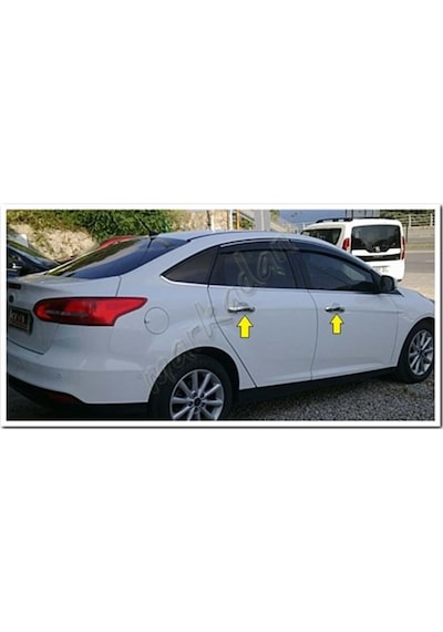 Woc Chrome Ford Focus Sedan Krom Kapı Kolu 2011-2018 4 Kapı Pasla