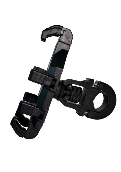 H110 Motosiklet Bisiklet Telefon Tutucu 8 Noktalı 360 E-scooter Uyumlu Gidona Bağlantılı Siyah