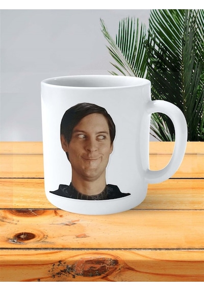 Tobey Maguire Baskılı Kupa Bardak Kişiye Özel Model 1 Çok Renkli