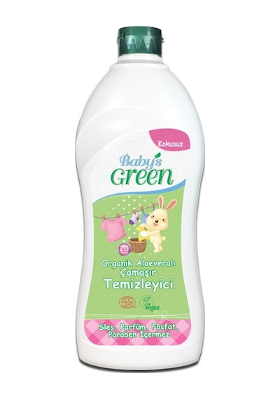 Baby's Green Kokusuz Bebek Çamaşır Deterjanı + Çamaşır Yumuşatıcı + Çamaşır Suyu Sabun Kokulu 750 ML