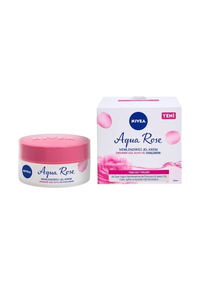 Nivea Aqua Rose Cilt Nemlendirici Jel Krem 50 ML