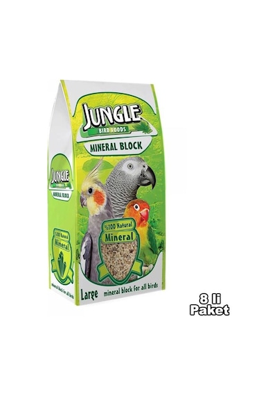 Jungle Mineral Blok Büyük 8'li Paket