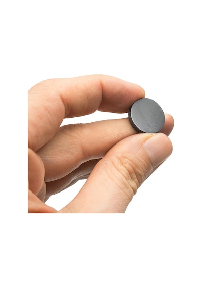 Ø19x3 Mm Ferrit Süsleme Mıknatısı - Esnek Siyah Mıknatıs