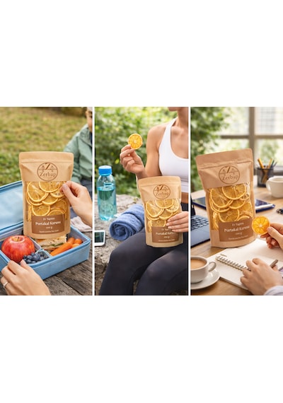 Doğal Portakal Kurusu 12'li Avantaj Paketi 12 X 100g 1200 G