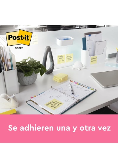 Kendinden Yapışkanlı Not Notes Promosyon, Cam Göbeği, Macenta, Sarı 76x76mm