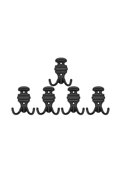 Kemerli Askı, Metal Vestiyer Askısı, Matsiyah, Duvar Ve Dolap Askılığı 5'li Set Vidalı Matsi Yah