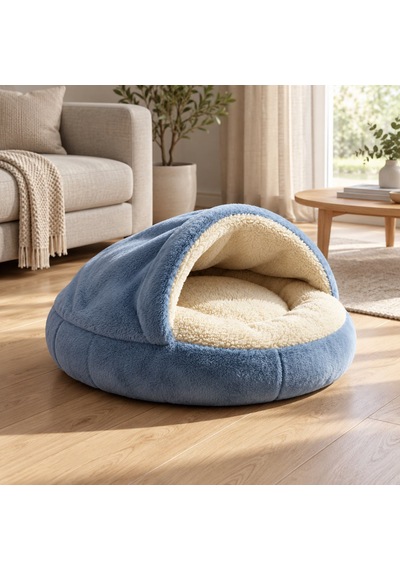 Kanguru Model Yuvarlak Kedi/köpek Yatağı
