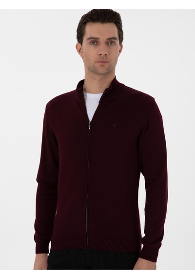 Cacharel Erkek Bordo Hırka 50275636-vr014 Kırmızı