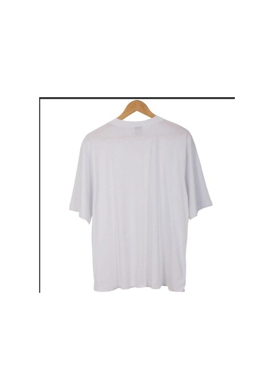 Startmore Erkek Beyaz Sun Is Shining Oversze Bisiklet Yaka Tshirt Beyaz