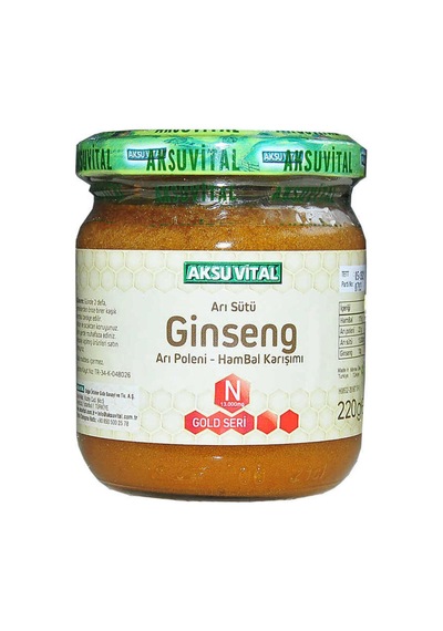 Arı Sütü Ginseng Polen Bal Karışımı 220 Gr
