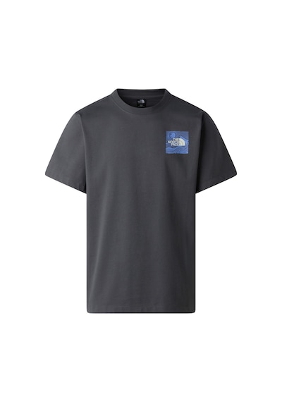 The North Face M Mountaın Escape Relaxed Short Sleeve T Erkek Tişört Nf0a8gb1rhı1 Gri