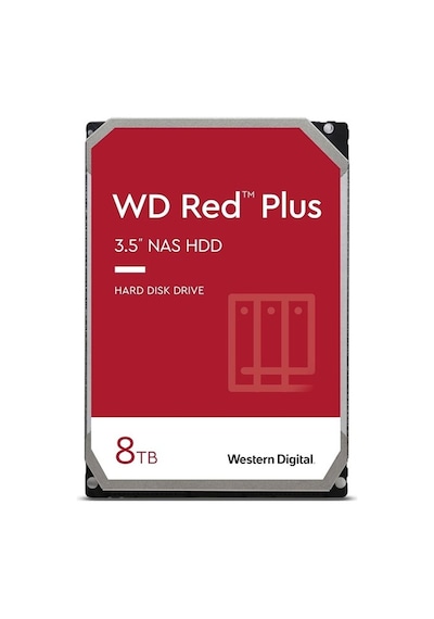 Wd Red Plus Nas 8tb 3.5'' 5640rpm Sata Wd80efpx