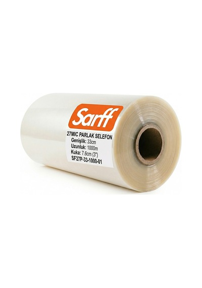 Sarff 27mıc Parlak Selefon - 33cmx1000m 7,5 Kuka
