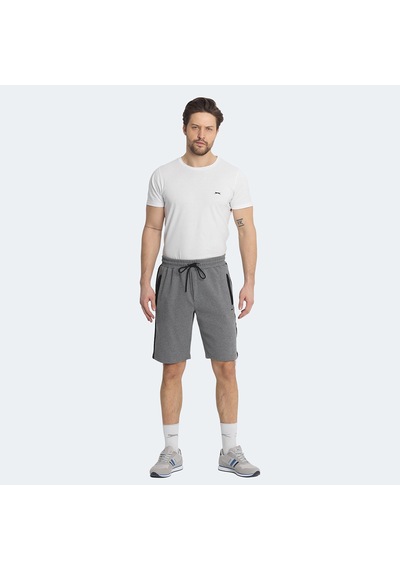 Slazenger NANDO I Erkek Cepli Koyu Gri Şort