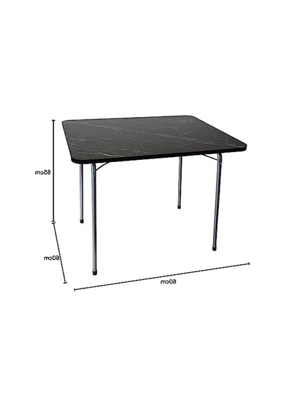 Katlanır Masa, Balkon Ve Bahçe İçin 60x80 Ölçülerinde Kullanım Açık Ceviz