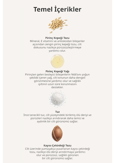 Midha Rice Salt Tuz ve Pirinç İçeren Arındırıcı Vücut Peeling 350 ML