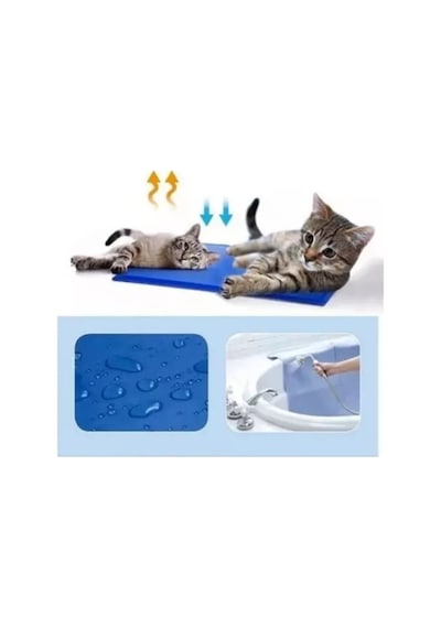 River World Köpekler İçin 90 Cm X 50 Cm'lik Yatak Matı Soğutucu