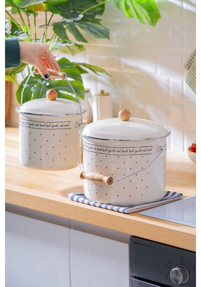 Acar Feel Good 2 Li Emaye Bakraç Seti - 16 Cm & 20 Cm Renkli