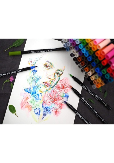 Zıg Art&graphıc Twın Tut-80/48v 48 Li Çok Renkli