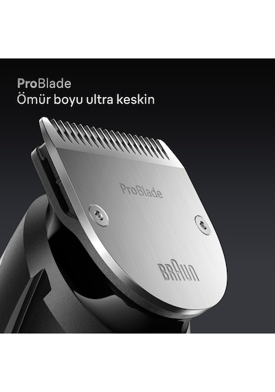 Braun Sakal Düzeltici Series 7, +10 Berber Ekipmanları, 40 Uzunluk, Problade, Bt7540