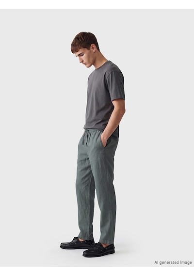 Lcw Vision Yeşil Regular Fit %100 Keten Erkek Pantolon Lcw Vision Yeşil Regular Fit %100 Keten Erkek Pantolon