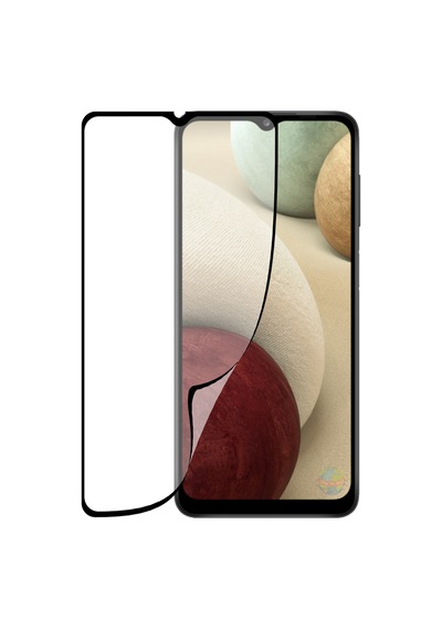 Samsung Uyumlu Galaxy A12 Tam Kaplayan Fibernano Ekran Koruyucu Cam