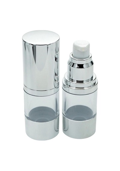 Gümüş Airless Krem Şişesi 15 Ml 100 Adet