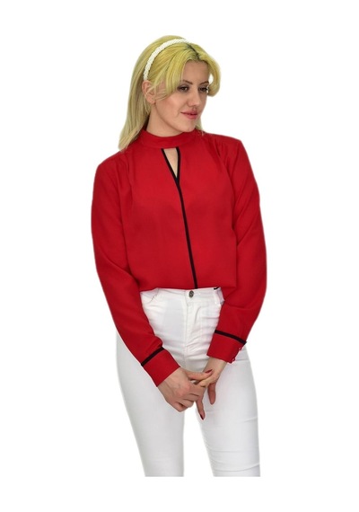 Kadın Kırmızı Bluz Bgl-st03715 001