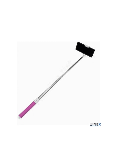 Winex SR342 Katlanabilir Type-C Selfie Stick Çubuğu Pembe