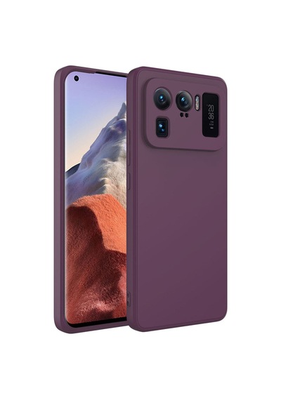 Xiaomi Mi 11 Ultra Kılıf Zore Mara Lansman Kapak Koyu Mor