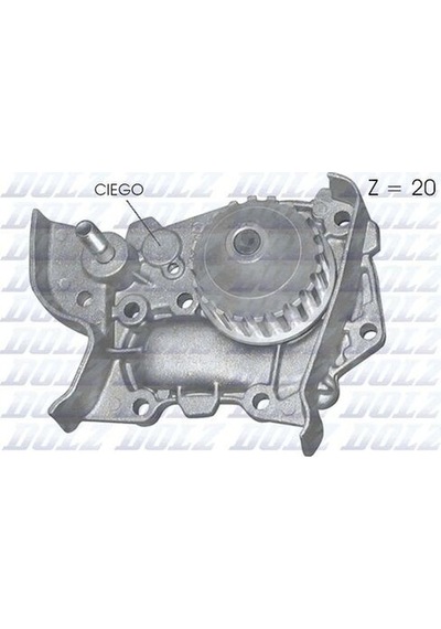Dolz R214 Devirdaim Su Pompası Logan Sandero Clio Iı Megane I Kangoo Scenic Renault 19 1.4 8v 1.6 8v K7m K7j 7700866518
