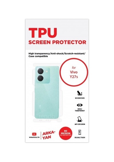 Vivo Y27s Arka Ve Yan Koruyucu Tpu Film
