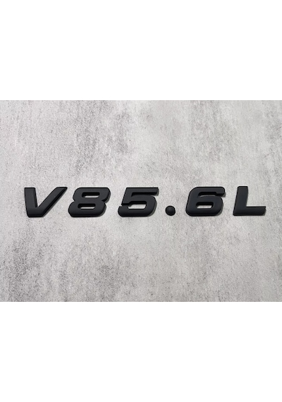 V8 5.6 L Piano Black Çamurluk Yazısı Mercedes 204
