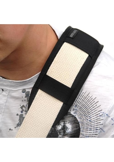 Planet Waves Pw-fsp-1 Naylon Dokuma Omuz Pedi Air Cell Gitar Kayışı Omuz Pedi Siyah