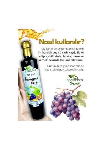 Balzamik Sirke 500 Ml - Organik Doğal Fermantasyon