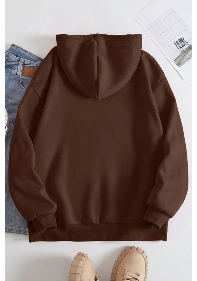 Uyguntarz Siyah Saturn Sweatshirt Kahverengi