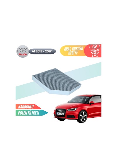 Audi A1 2012-2017 Model Karbonlu Polen Klima Filtresi