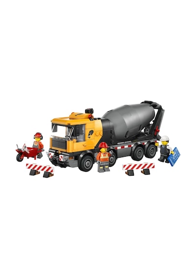 LEGO® City Beton Mikseri 60478 - 7 Yaş ve Üzeri Çocuklar İçin Minifigür İçeren Yaratıcı Oyuncak Yapım Seti (371 Parça)